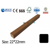 22X22mm WPC Decking Joist WPC Keel Wood Plastic Composite Joist for Decking/Wall Panel etc. with SGS CE Fsc ISO Lhma132